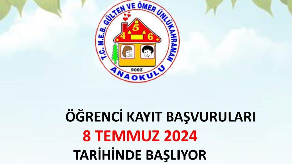 2024-2025 EĞİTİM ÖĞRETİM YILI KAYIT DUYURUSU